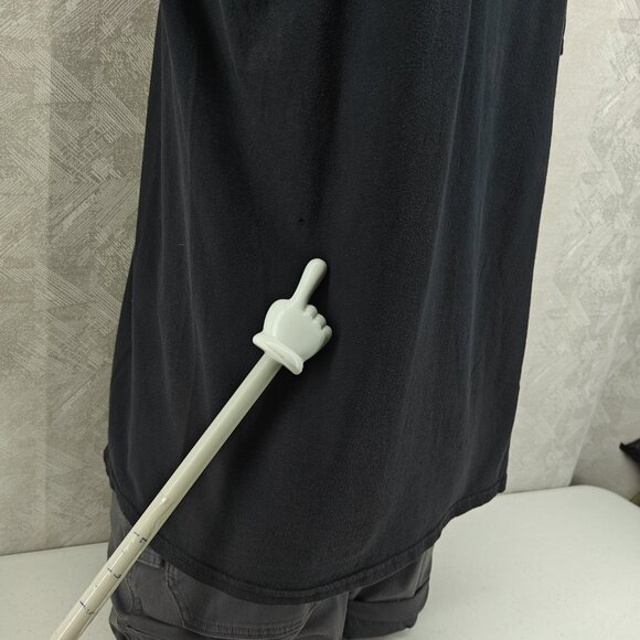 The Walking Dead Shirt Mens Large Black Graphic Print Negan Lucille You Are Mine - Picture 8 of 14